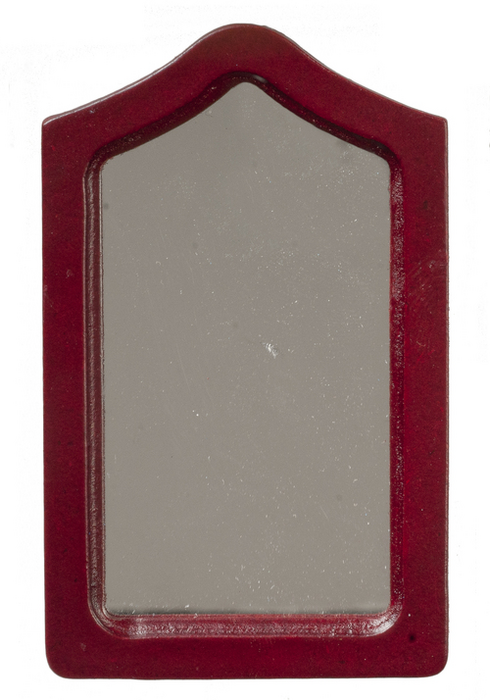 FRAMED MIRROR/MAHOGANY