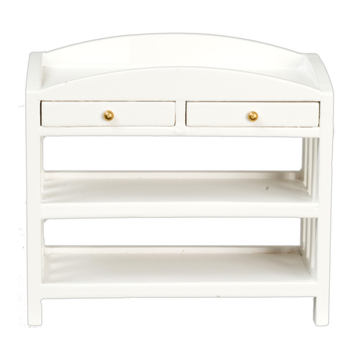 SLATTED CHANGING TABLE/WH