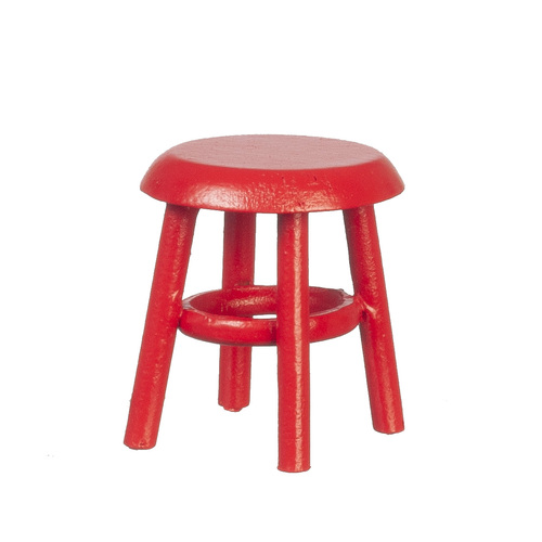 STOOL/RED/1 1/2in.