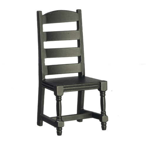 LADDERBACK SIDE CHAIR/BLK