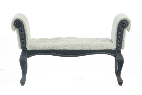 SETTEE/BLACK/GRAY FABRIC