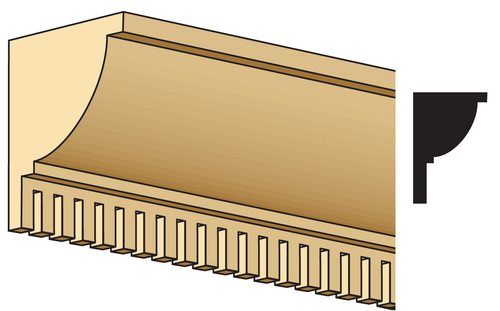 DENTIL MOLD/15/32x5/16x24