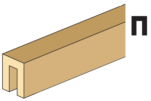 GROOVED BANISTER/1/4 x 24