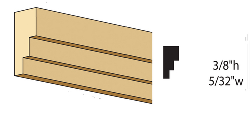 CORNICE/3/8 x 24