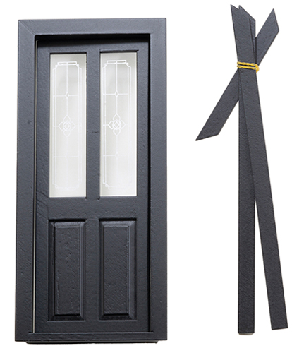 TRANSOM DOOR/BLACK