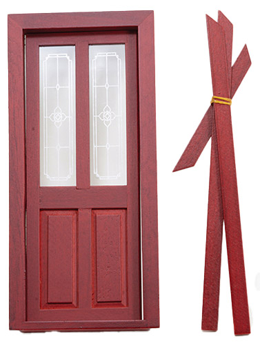 TRANSOM DOOR/MAHOGANY