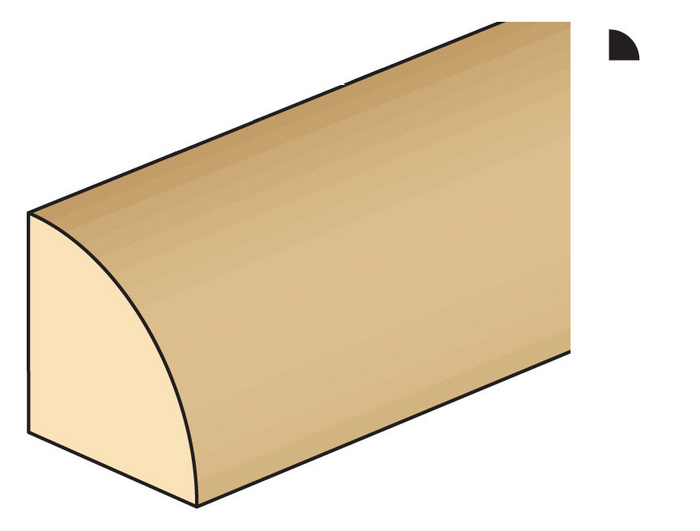 QUARTER ROUND/1/8 x 24