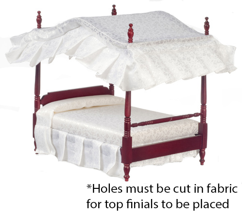 CANOPY BED/MAHOGANY/CB