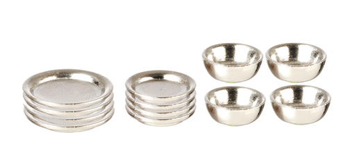 SILVER DISHES/SET/12
