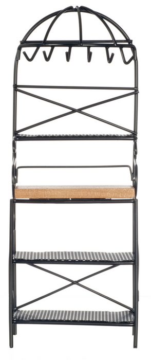 METAL KITCHEN RACK/BLK/CB