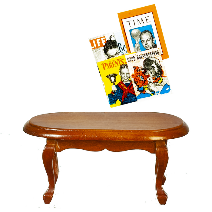 COFFEE TABLE/WAL/W/MAGS