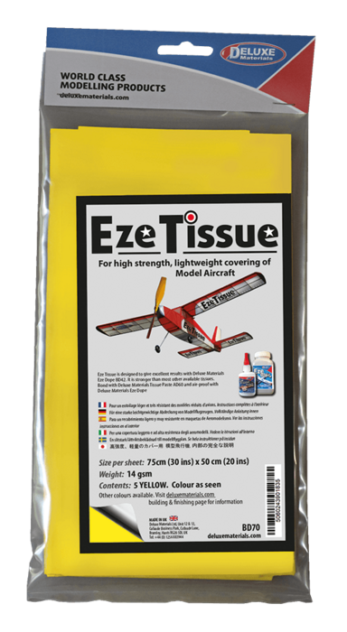 EZE TISSUE/YELLOW/PACK/5