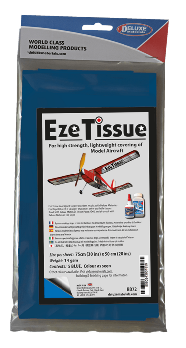 EZE TISSUE/BLUE/PACK/5