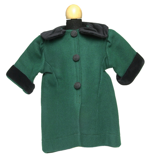 WINTER COAT/GRN/18inDOLL