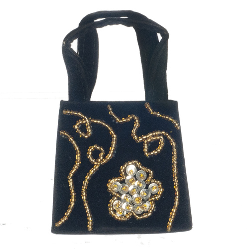 BLACK & GOLD PURSE