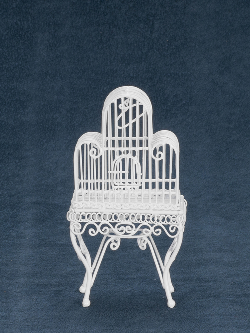 BIRDCAGE ON TABLE/CB