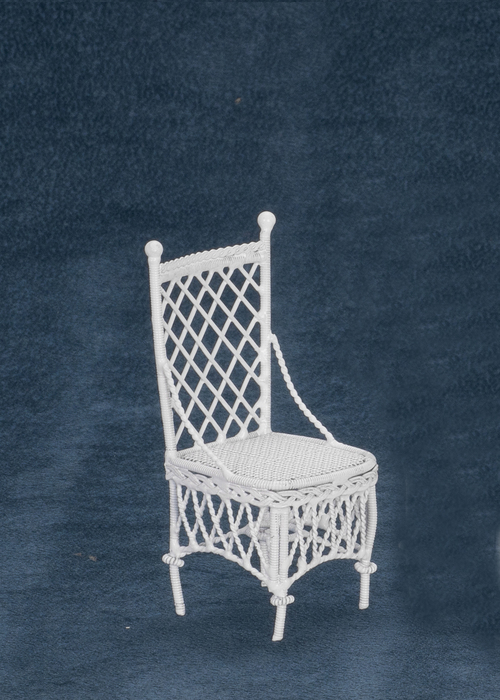 STRAIGHT CHAIR/WHITE WIRE