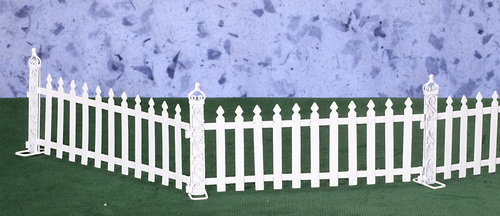 WHITE PICKET FENCE/6pc
