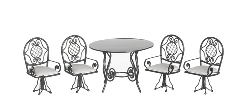 ROUND TABLE SET/5/BLCK/CB