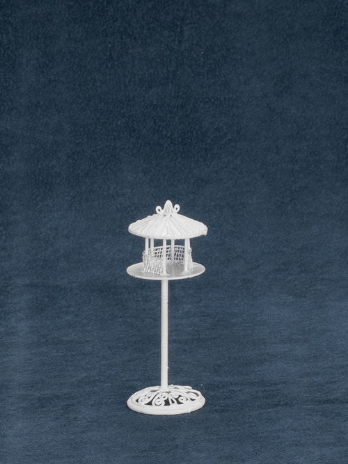 BIRD FEEDER/WHITE/CB