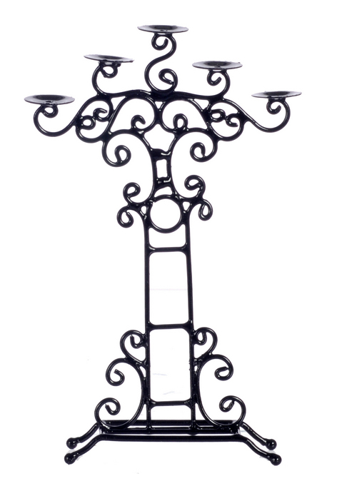 CANDLE HOLDER/BLACK