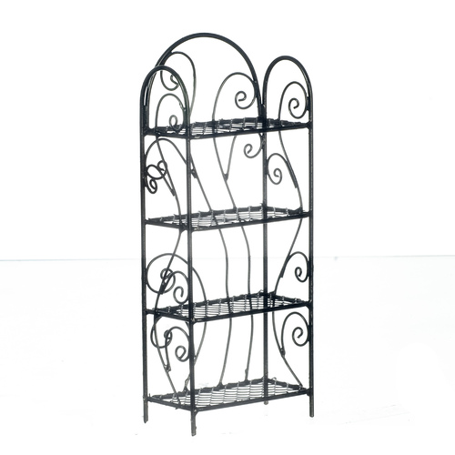 4-SHELF UNIT/BLACK