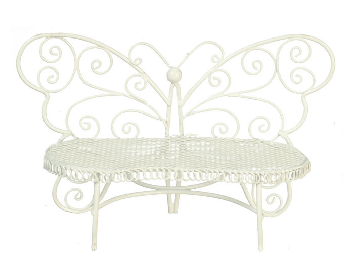 BUTTERFLY BENCH/WHITE