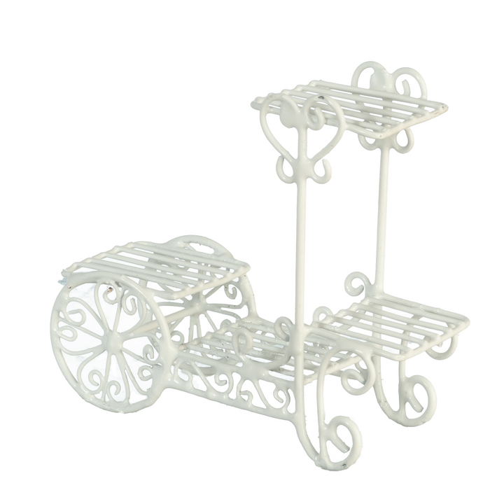PLANT CART WHITE