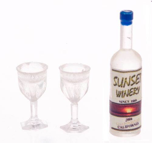 WHITE WINE/2GOBBLETS SET