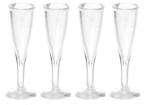 FLUTED CHAMP. GLASSES/4