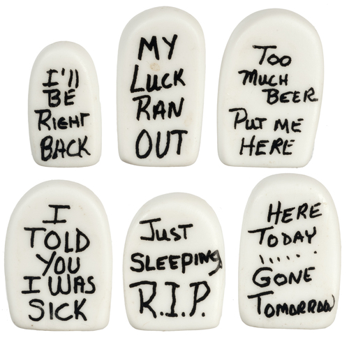 TOMBSTONES ASSTD/6