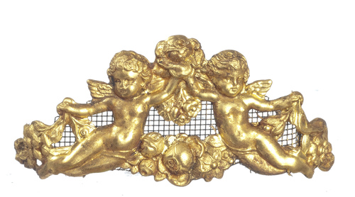CHERUBS FIREPLACE SCREEN