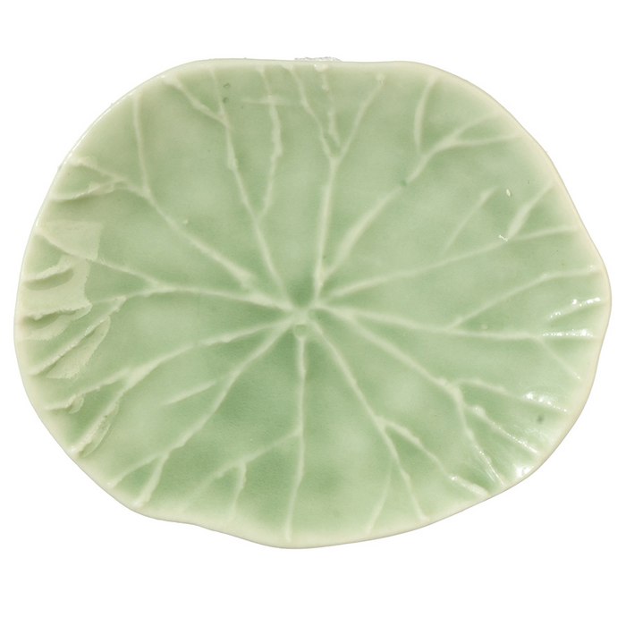 CERAMIC PLATE/GREEN