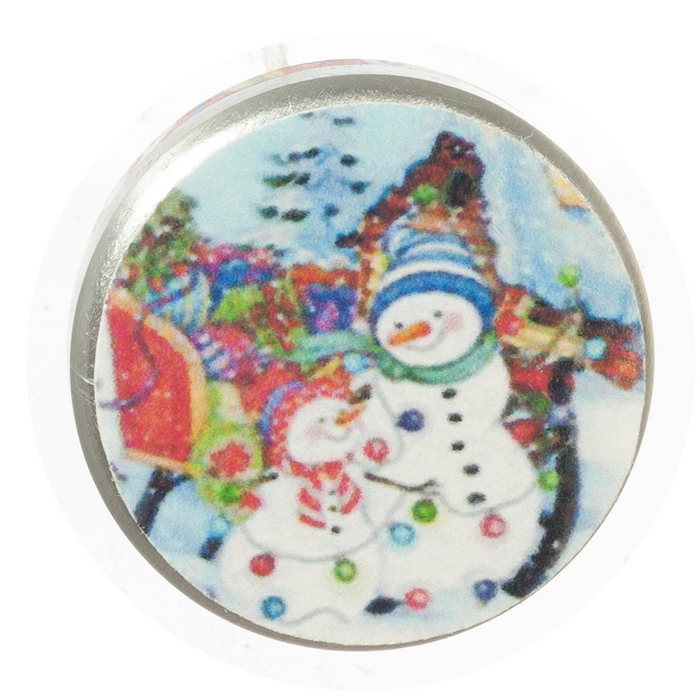 XMAS COOKIE TIN/SNOWMAN