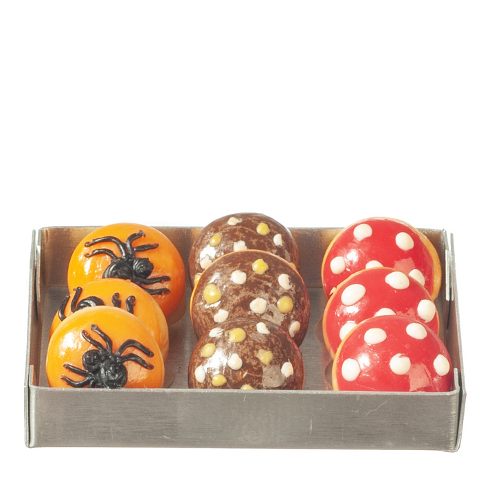 DONUTS IN TRAY/HALLOWEEN