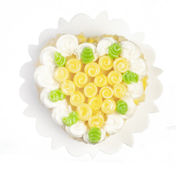 CAKE/HEART/WHITE