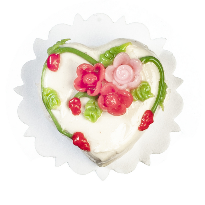 WHITE HEART CAKE