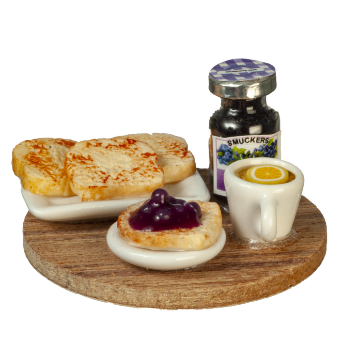 TOAST SET ON A BOARD