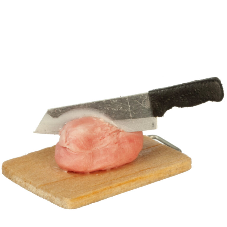 PORK ON CUTTING BOARD
