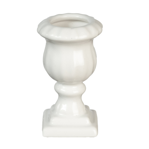 LARGE CERAMIC PLANTER/WH