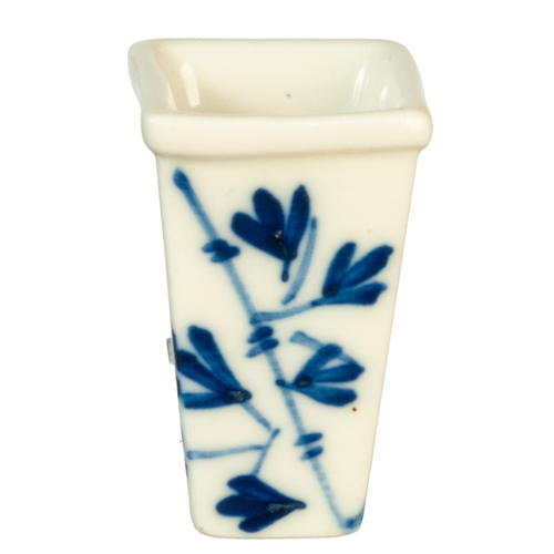 BLUE DELFT SQ.VASE