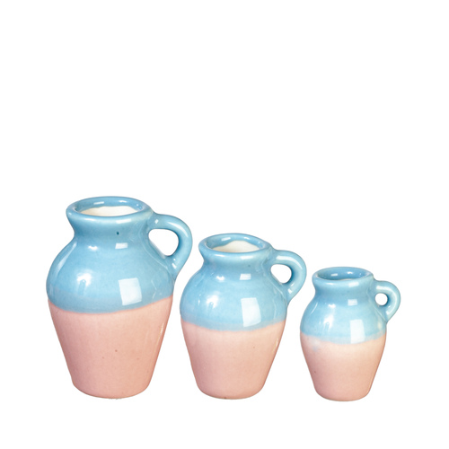 2-COLOR VASES/SET/3