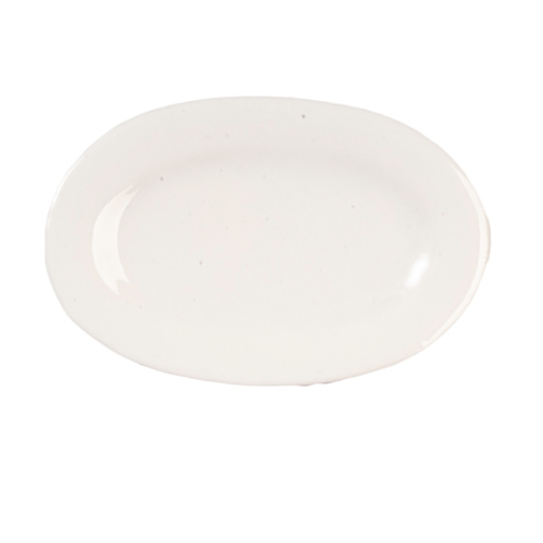 OVAL CER.PLATE/WHITE