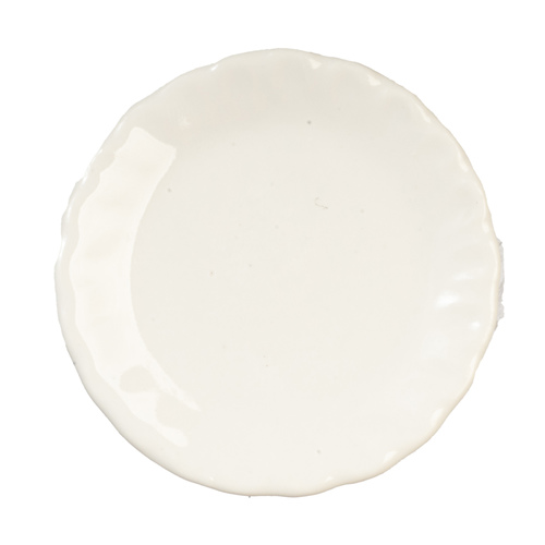 CERAMIC PLATE/WHITE