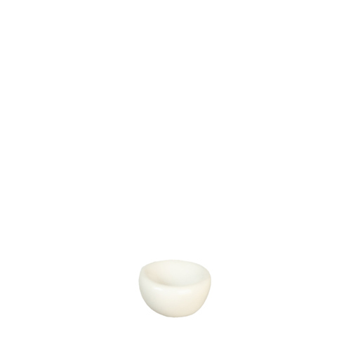TINY CERAMIC BOWL/WHITE
