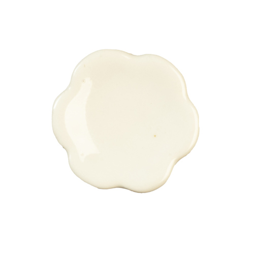 SM.SCALLOPED PLATE/WHITE