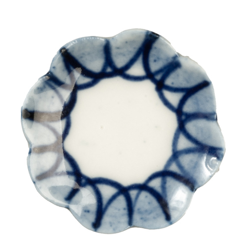 MED.CER.PLATE/BLUE DELFT