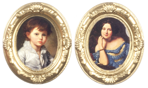 GOLD OVAL FRAMES/2