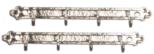 CLOTHES RAIL/SET/2/SILVER