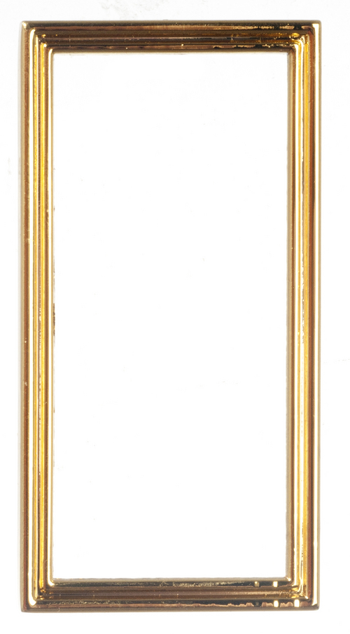 RECT.METAL FRAME/GOLD